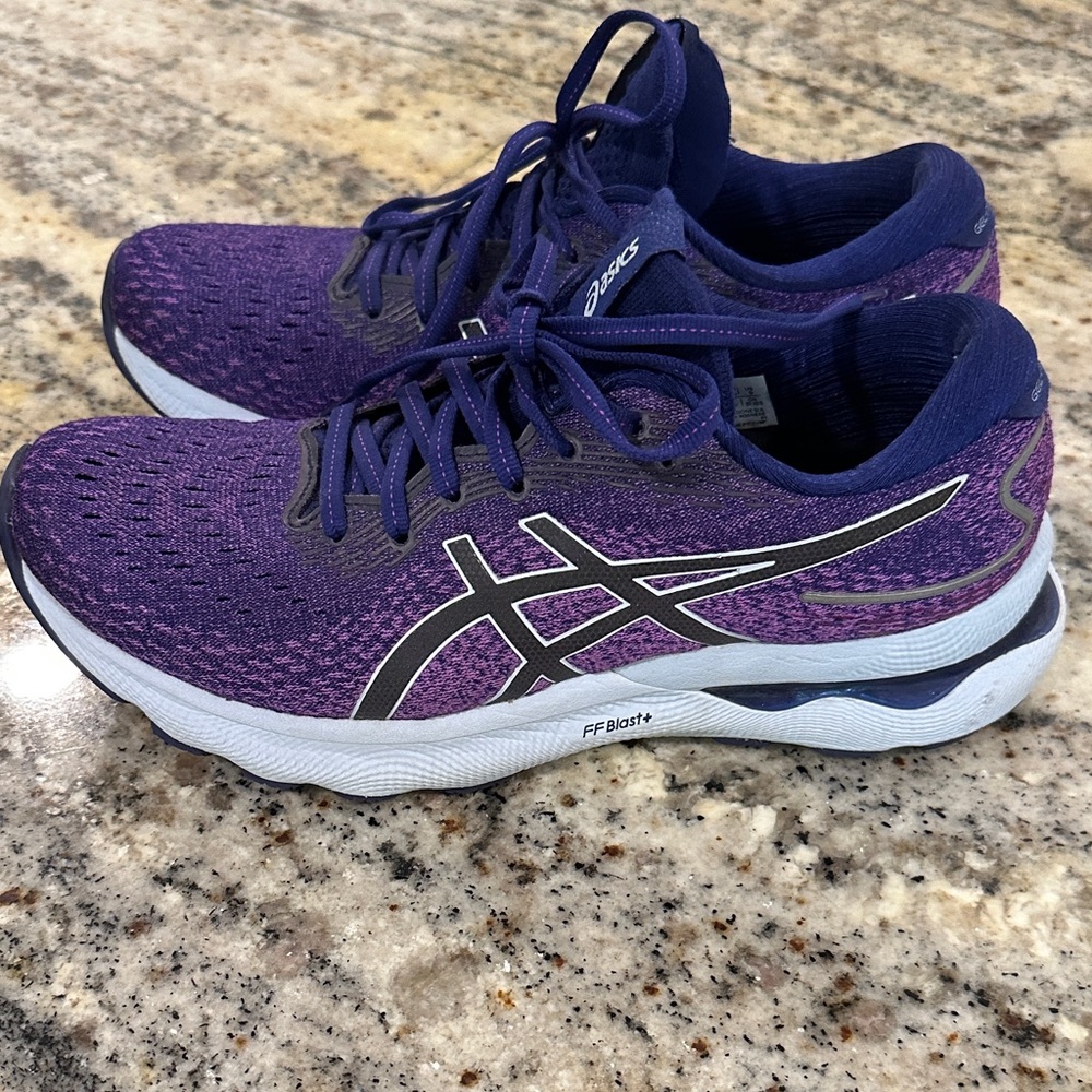 ASICS Women's Athletic Shoes in Purple and White
